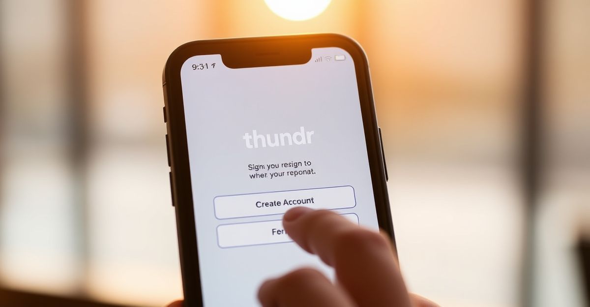 Les étapes concrètes pour créer votre compte Thundr